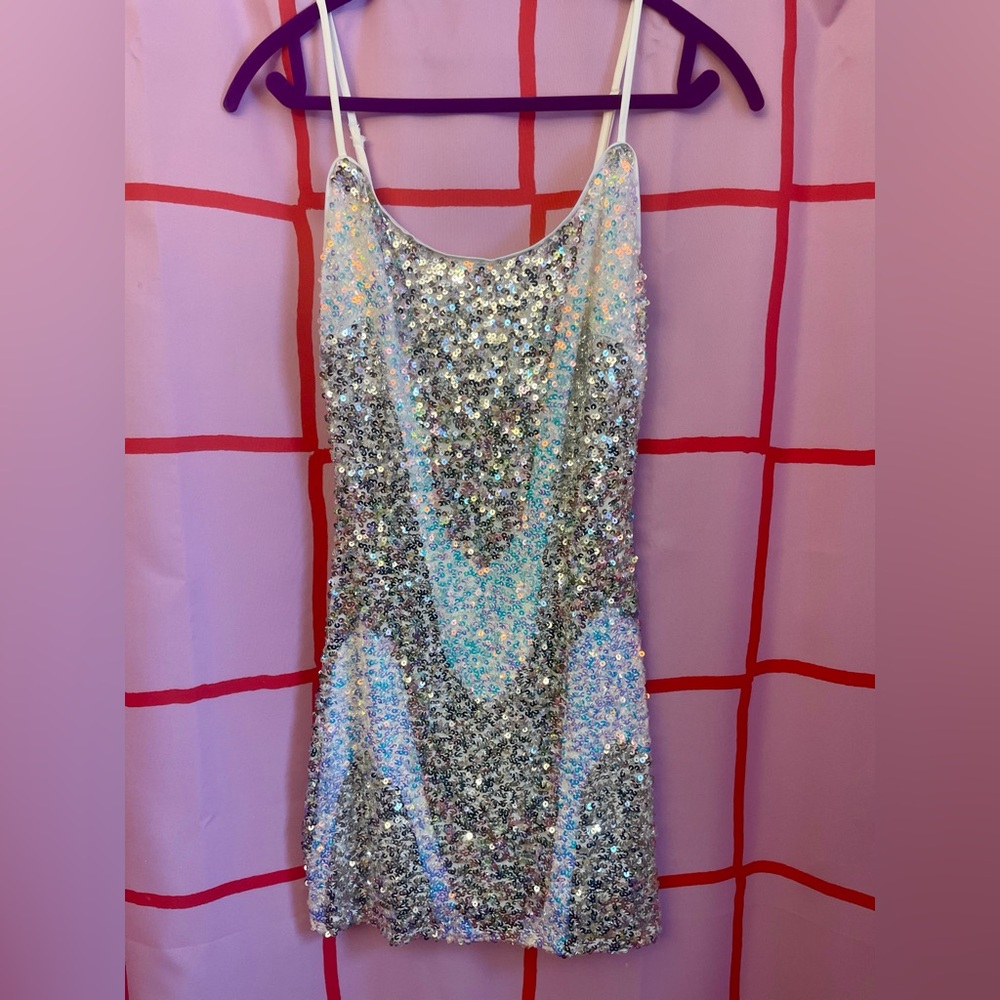 12th Tribe Sequin Mini Dress